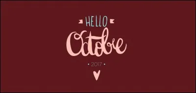 Laquelle des propositions, signifie "octobre" ?