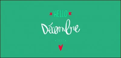 Quelle est la traduction de "décembre" ?