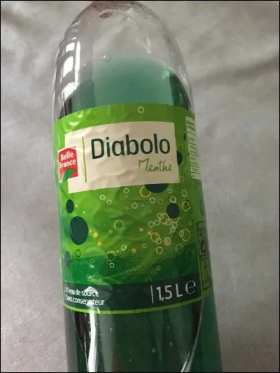 De quoi est composé un diabolo menthe ?