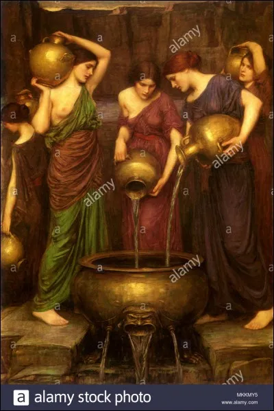 Ayant assassiné leur mari durant leur nuit de noces, à quelle peine les Danaïdes sont-elles condamnées ?