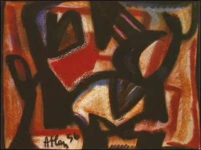 Quel est le prénom de "Atlan", l'auteur de cette peinture ?