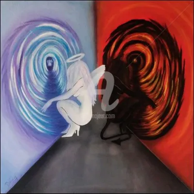 Sans nous douter qu'il arrivera une journée 
__ entre le bien et le mal ils auront à décider...