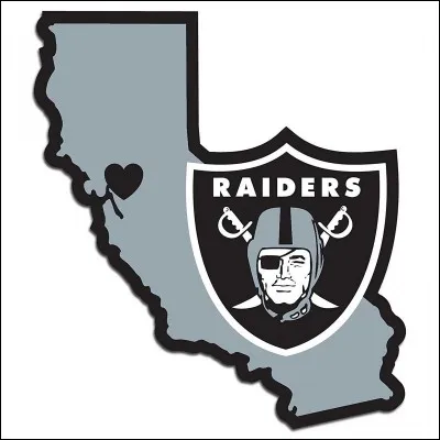 Les Raiders d'Oakland est une équipe professionnelle de ___ située en Californie :