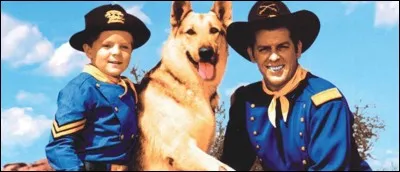 Dans la série télévisée américaine 'Rintintin', à quel grade Rusty est-il promu ?