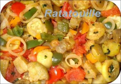 Comment dit-on 'de la ratatouille' en anglais ?