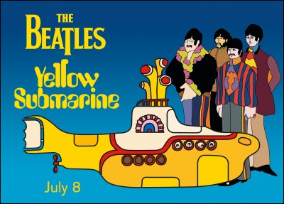 'Yellow Submarine' est une chanson des Beatles. De quelle couleur est devenu le sous-marin dans la version française ?