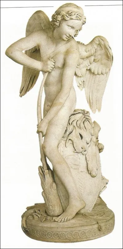 Qui a commandé cet "Amour se faisant un arc dans la massue d'Hercule" ?