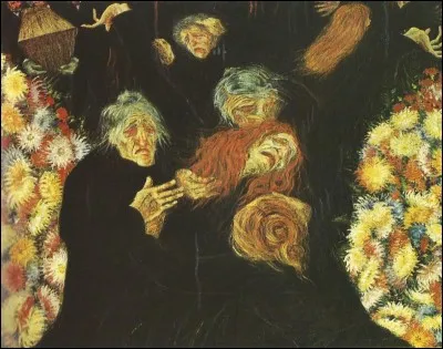 Qui est l'auteur de ce tableau appelé "Le Deuil" ?