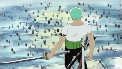 Contre combien de chasseurs de primes Zoro se bat-il &agrave; Whiskey Peak ?
