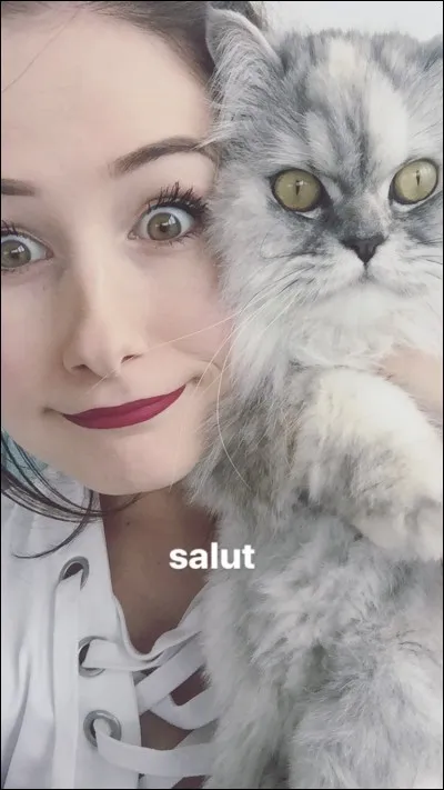 Quel est le nom de son chat ?