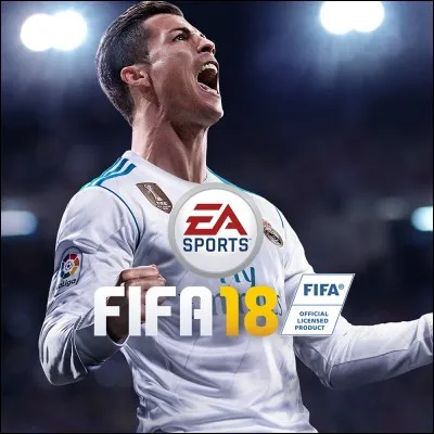 Quel joueur peut-on voir sur l'affiche du jeu "Fifa 18" ?