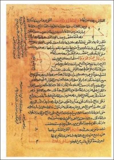 Quel mot de la langue française provient de ce manuscrit de Mahammad ibn Mûsâ al-Khârezmi ?