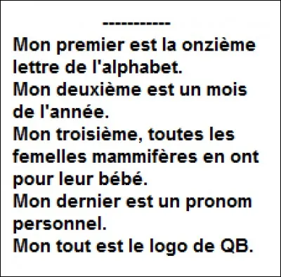 Quel animal se cache dans cette charade ? (N'hésitez pas à zoomer pour mieux lire les inscriptions.)