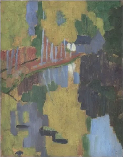 Qui a peint "Le Talisman, l'Aven au Bois d'Amour" ?