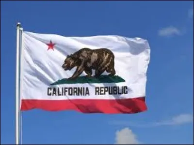 Quel animal se trouve sur le drapeau de la Californie ?