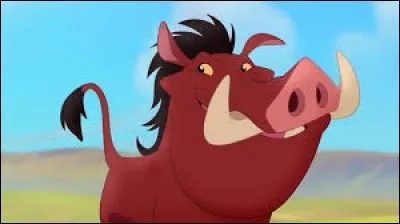 Dans le "Roi Lion", Pumbaa est un sanglier.