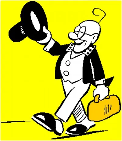 Quel est le nom de ce professeur d'un comic strip français ?