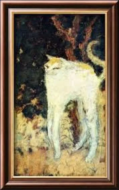 Qui a peint "Le chat blanc" ?