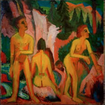 Qui a peint "Baigneurs" ?