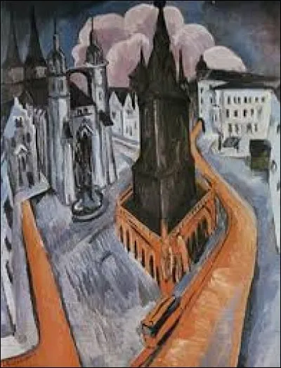 "La Tour Rouge à Halle" est une peinture de :