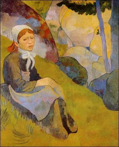 Qui a peint "Solitude, paysage d'Huelgoat" ?