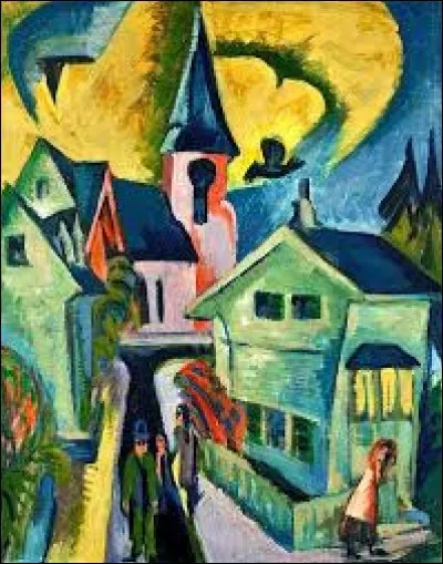 Retrouvez l'auteur de la toile nommée "Königstein avec l'église rouge" !