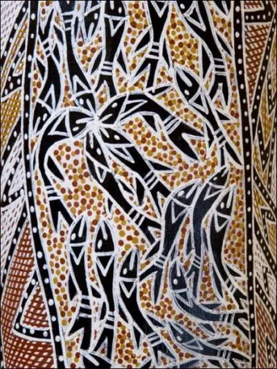 Les artistes aborignes travaillent surtout sur ...