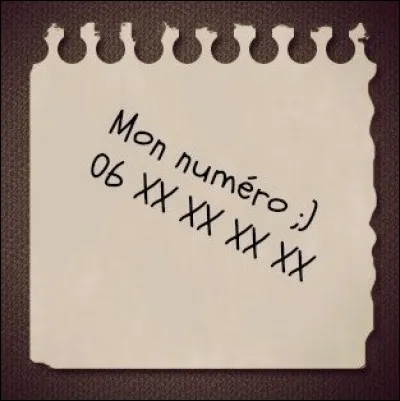 Tu vois un numéro de téléphone qui dépasse du manteau de ta copine ! Comment réagis-tu ?