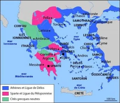 Le Parthnon se trouve  Sparte.