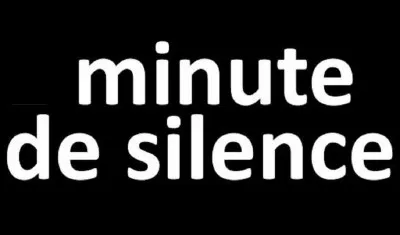 Qui est l'auteur-compositeur et interprète de la chanson 'La Minute de silence' ?
