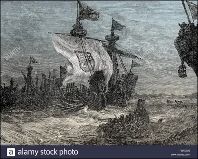 Aux portes de quelle ville eut lieu une mémorable mêlée maritime engageant plus de 2 000 navires français et anglais, tournant au naufrage français, et sauvant l'Angleterre d'un dangereux débarquement ?