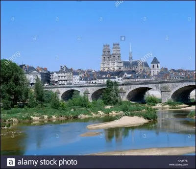 La Loire, dernier ''grand fleuve sauvage d'Europe'', coule au pied de la ville. Rive droite le cur historique de la cité avec les deux tours de la cathédrale Sainte-Croix. Rive gauche, le quartier de La Source. Où sommes-nous ?