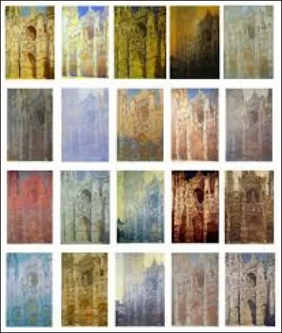 Quel peintre a peint une série de toiles de la cathédrale Notre-Dame de Rouen ?