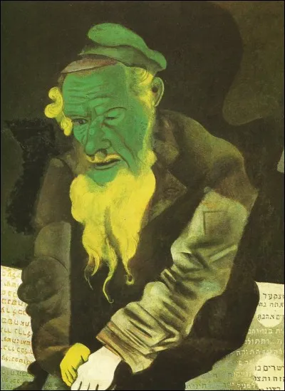Ce tableau "Le Juif en vert" de 1914, est un tableau de l'auteur du plafond de l'Opéra de Paris, c'est donc...