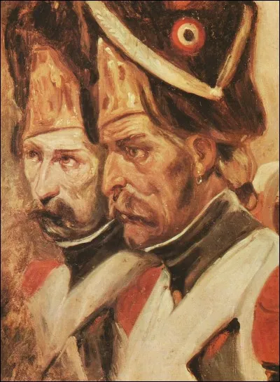 À quel peintre, spécialiste de l'épopée impériale, doit-on "Les Deux Grognards après Waterloo" ?