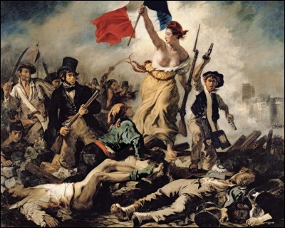 Qui est l'auteur de ce tableau célèbre intitulé 'La Liberté guidant le peuple' ?
