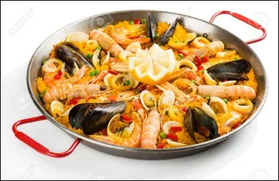 Parmi ces 3 types d'aliments, lequel ne faut-il pas ajouter dans la recette de la paella ?