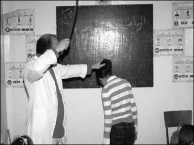 Que penses-tu des châtiments corporels en classe donnés par un enseignant à un élève ?