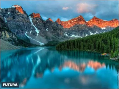 Dans quel pays se trouve le lac Moraine ?