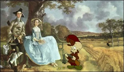 Que peut bien dire l'intrus à "Monsieur et Madame Andrews" ?