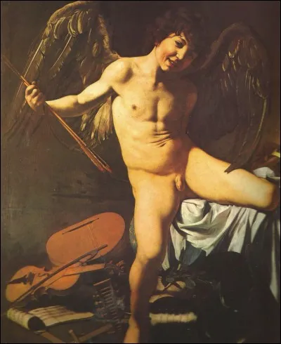 Comment est "l'Amour" dans cette toile du Caravage ?