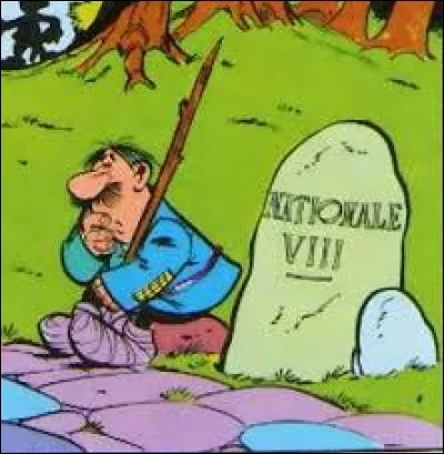 Astérix part à le recherche du druide. Qui rencontre-t-il sur la route ?