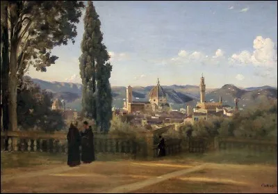 Un panorama de rêve, déjà à l'époque du séjour de Camille Corot ! Ancien parc privé des Médicis, il a été ouvert au public en 1766. Sur ses 45 000 mètres carrés, vous découvrirez des statues, fontaines, lacs et grottes. Adjacent au Palais Pitti. 
Comment se nomme-t-il ?