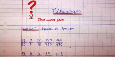 Parlons maintenant de tes notes : tu es du genre à avoir...