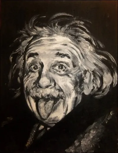 La fameuse photo d'Albert Einstein tirant la langue est en réalité un photo-montage.