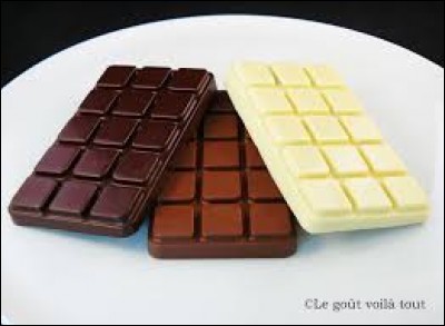 Parmi ces 3 types de chocolat , lequel est le meilleur pour la santé ?