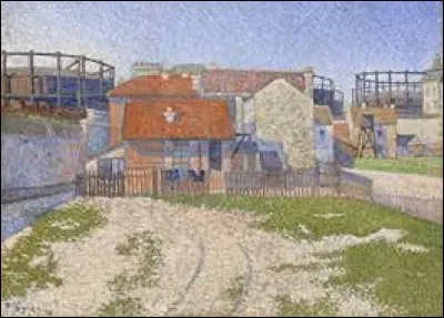 Qui a peint "Gazomètres à Clichy" ?