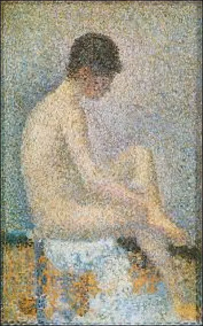 Qui a peint "Poseuse assise, de profil" ?