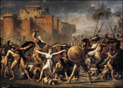 "L'Intervention des Sabines" est un tableau de Jacques-Louis David.