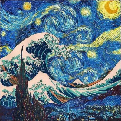 Quel auteur s'est m&eacute;lang&eacute; &agrave; la nuit &eacute;toil&eacute;e de Vincent van Gogh ?